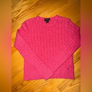 Pure Cashmere Cable knit Sweater 100% cashmere